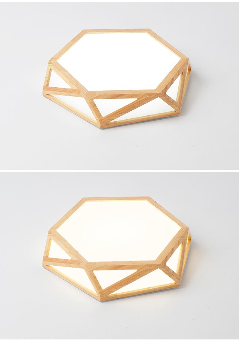 Chinese Modern Wooden Decoration Style Ceiling Light Suppliers