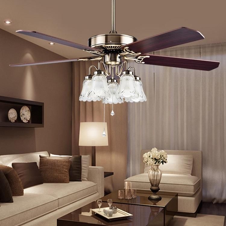 Summer Electric Remote Control Ceiling Fan Air Cooling Fan 48/56 Inch Metal Blades