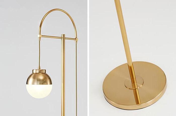 Adjustable Gold Home Decor Floor Stand Lights for Living Room Marie Adjustable Floor Lamp (WH-MFL-168)