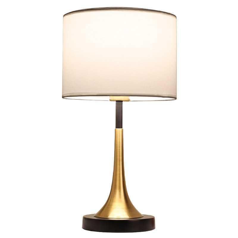 Hotel Decoration Lighting Fabric Bedside Modern Table Lamp Desk Bedroom Bedside American Style Table Lamp Modern Simplicity Study Lamp