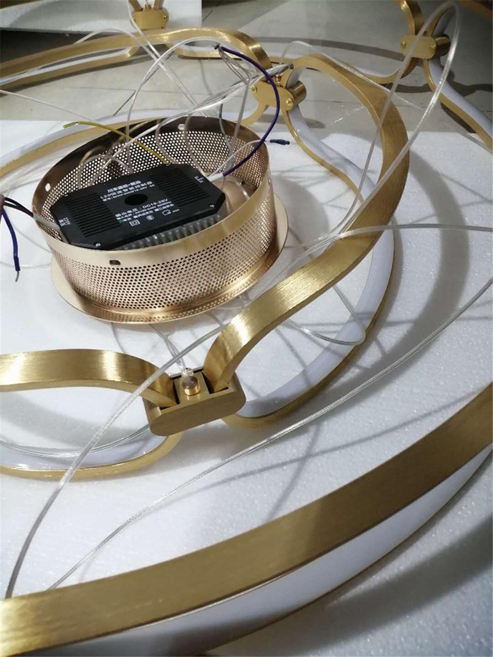 Modern Luxury LED Ceiling Chandelier Lighting Hanging Lights Ceiling Mounted Pendant Lamp for Living Room