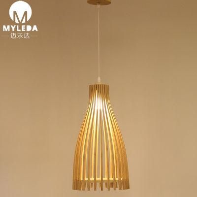 Industrial Style Loft Wood Pendant Chandelier Lighting Fixture