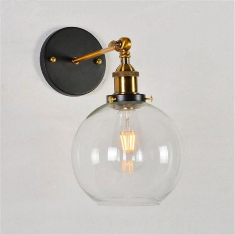 Dison Bulb Included Glass Wall Sconces Lamp Light Kitchen Lamp (WH-VR-108)