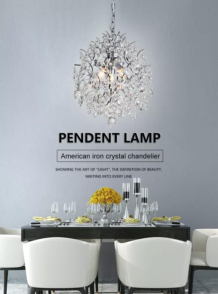 Glinting Wholesale European Popular Interior Glossy Prismatic Decoration Chandelier