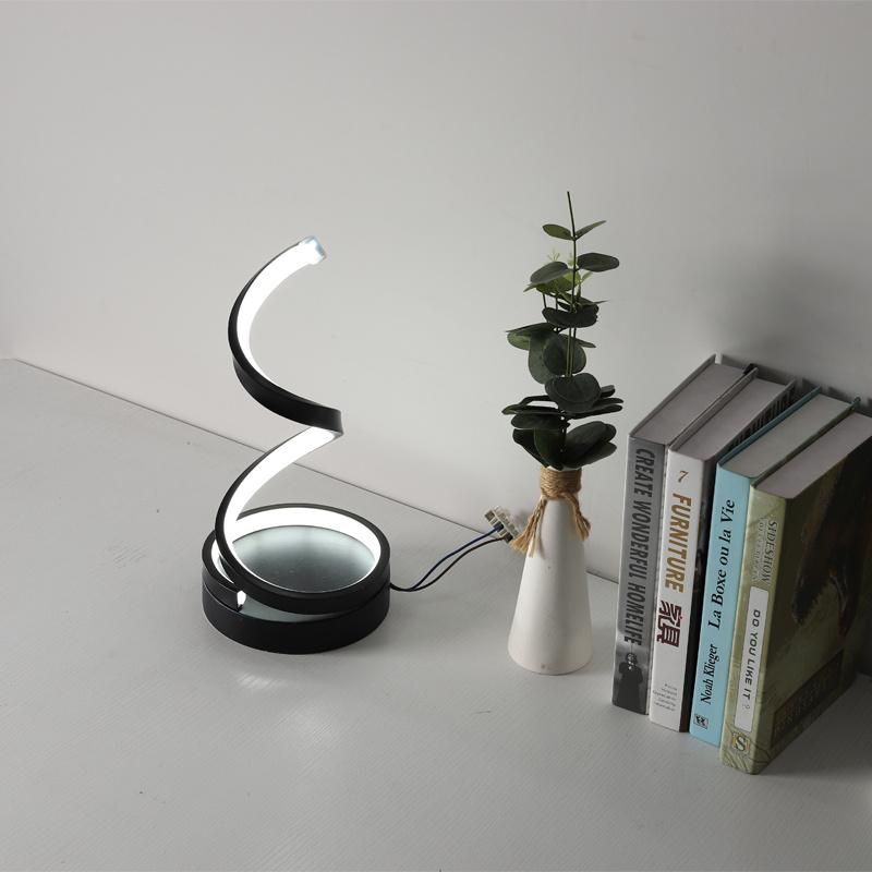 Art Design Zhongshan Supplier Simple Acrylic LED Table Light Bedroom