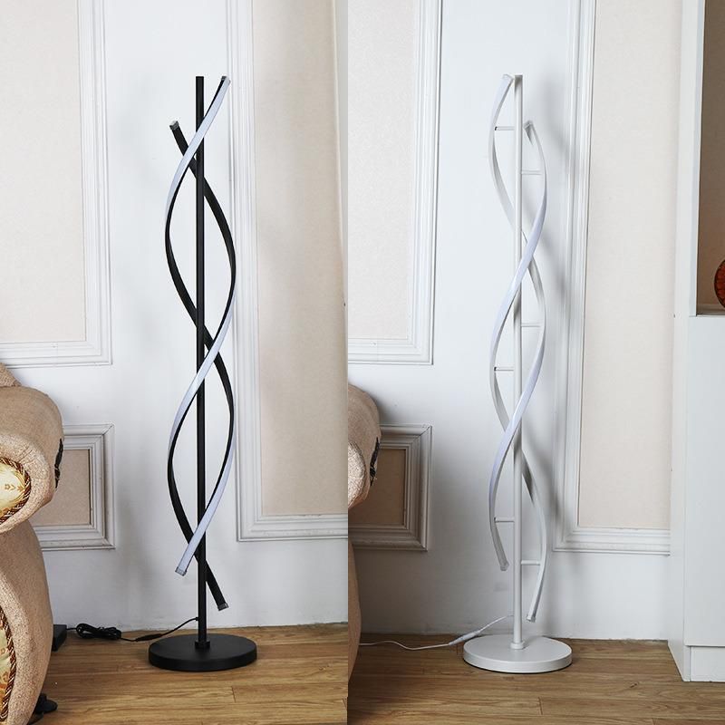 Black Minimalist Bedroom Metal Dimmable Modern Design Tripod Standing Designer LED RGB Floor Lamp