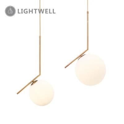 Modern Simple Metal and Glass Decorative Lamp for Wedding