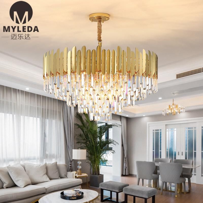 New Design Residential Interior Crystal Pendant Lamp