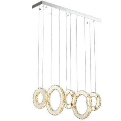 Home Decorative Lighting for K5 Crystal Pendant Lamp with Hanging