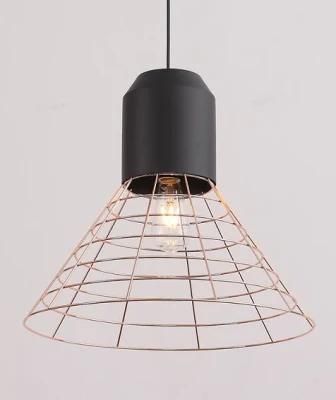 Gold Iron Metal Net Shade Hanging Pendant Light (P-170502-L)