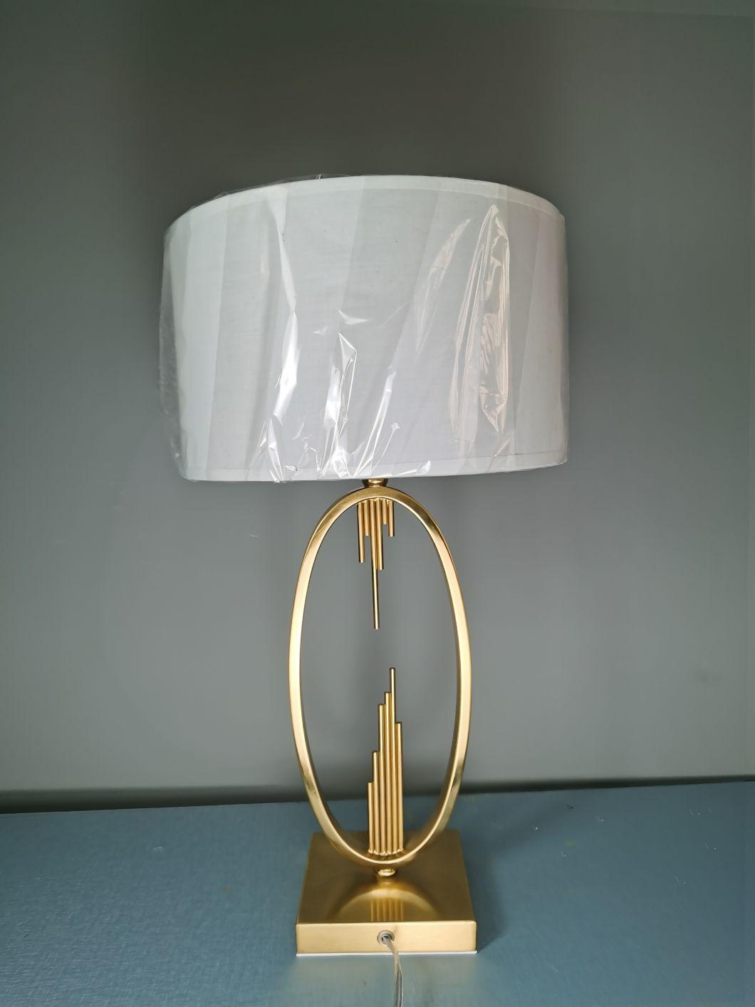 Postmodern Light Luxury Table Lamp Living Room Model Room Bedroom Bedside Table Creative European Simple Minimalist Bedside Lamp