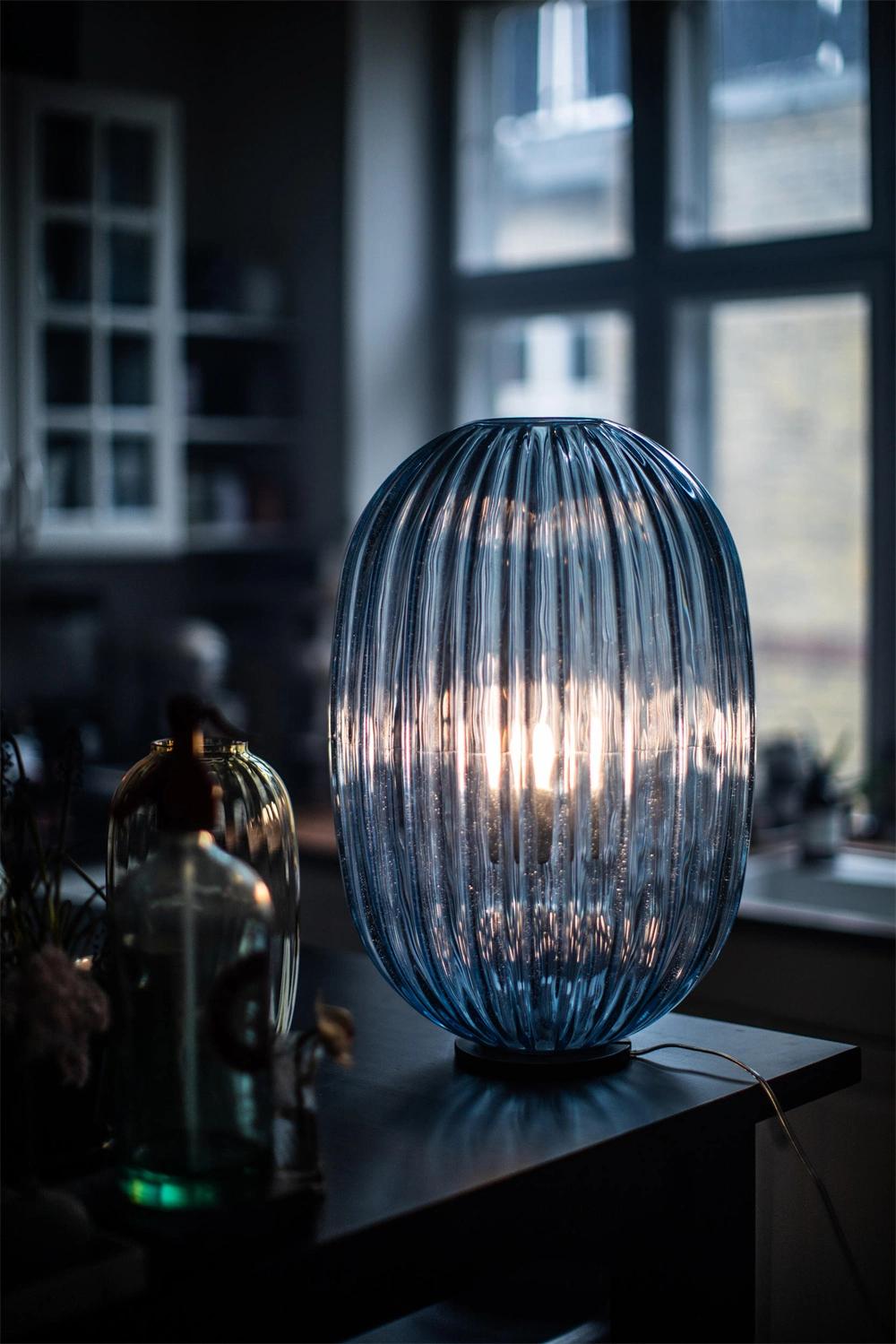 2022 Decorative Hand Blown Round Lamp Shade Hanging Glass Ball Chandelier