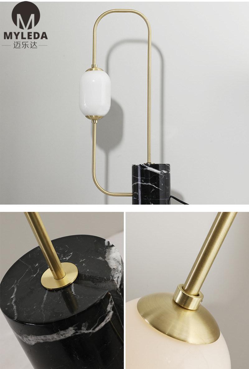 European Modern Living Room Marble Table Lamp