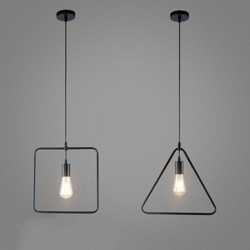 Artistic Style Pendant Light E27 Simple Design Office Hanging Lamps