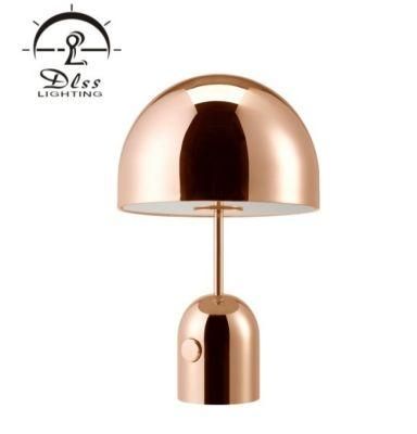 Project Metal Modern LED Copper Bell Hotel Table Lamp
