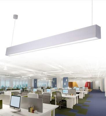 Hot Sale Modern Indoor Lighting LED Ceiling Pendant Linear Light for Office Shopping Mall