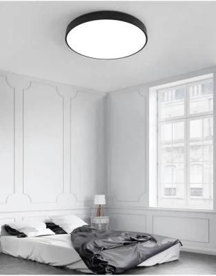 Full of Elegant Simple Style Plastic ABS Round LED Ceiling Light with 120 Beads