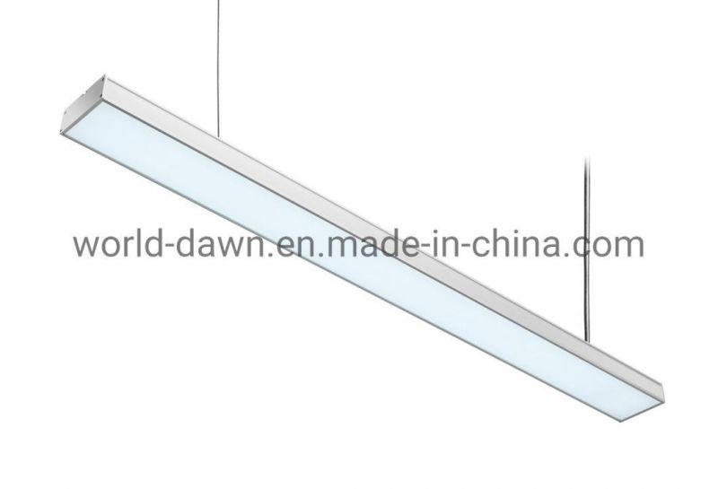 1200mm 18W 24W 36W Modern Indoor Ceiling Lamp Pendant LED Linear Chandelier Light for Shops Office Supermarket