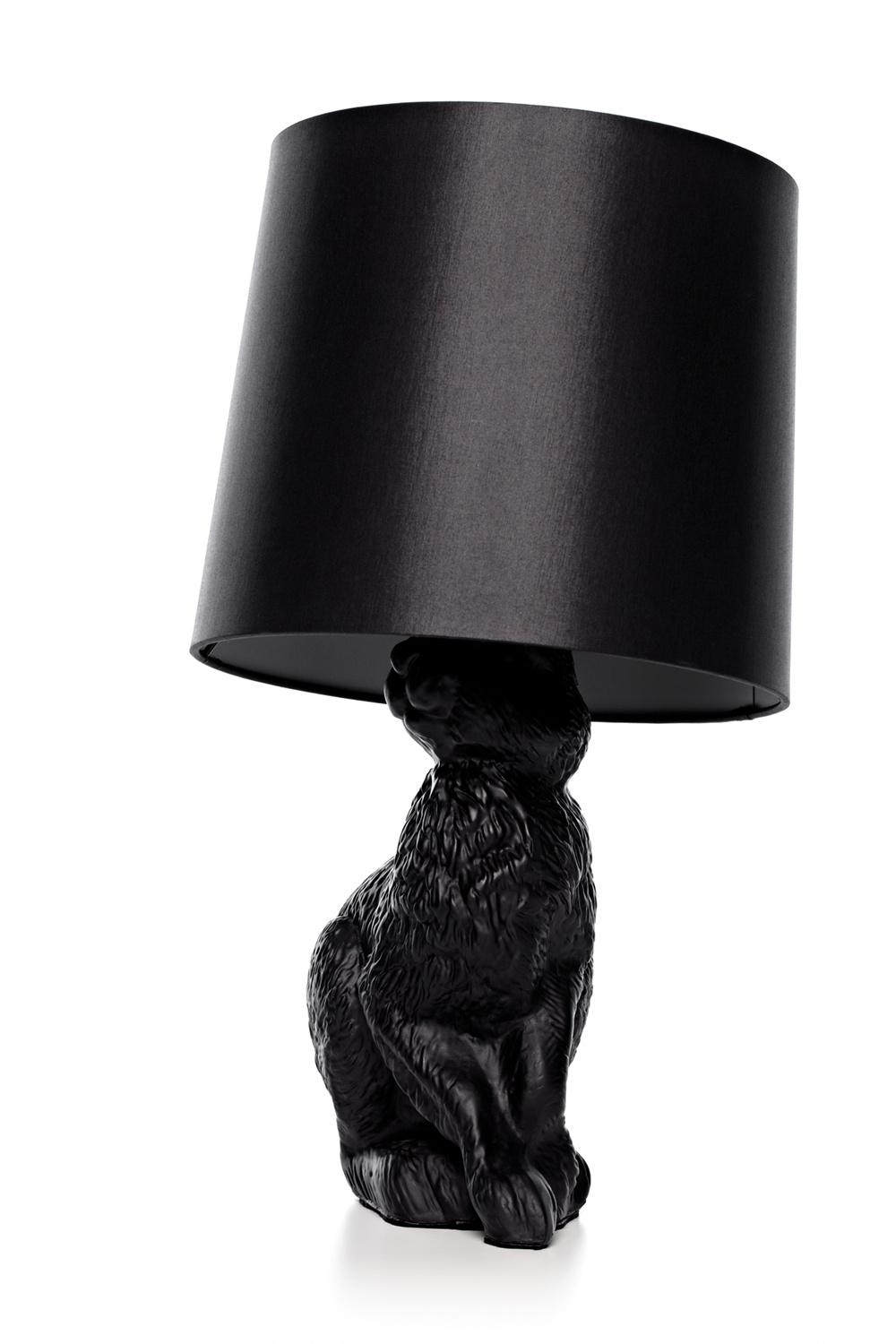 New Nordic Design LED Table Lamp Animal Night Lamp for Child Black Rabbit Desk Lamp