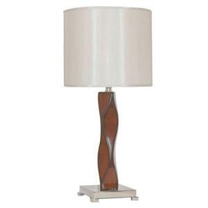 Simple Modern Home Hotel Table Lamp with Distressed Mahogany&#160; Finish