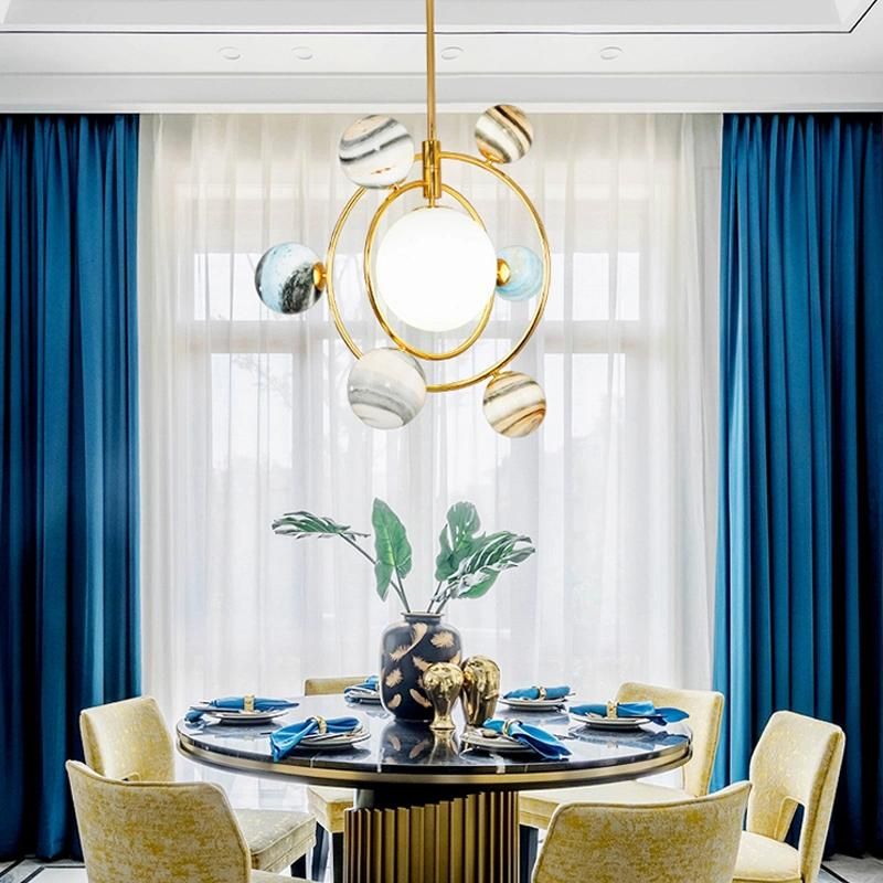 Milky Way Solar System Design Pendant Lamp Chandelier Kid Bedroom Lamp