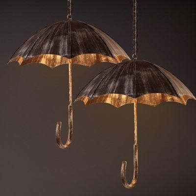 Retro Creative Umbrella Lamp Wind Industrial Loft Do The Old Wrought Iron Chandelier (WH-VP-148)