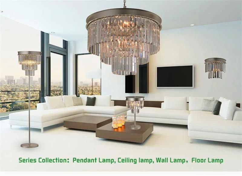 Nordic Creative Indoor Lighting Living Room LED Crystal Ceiling Lamp
