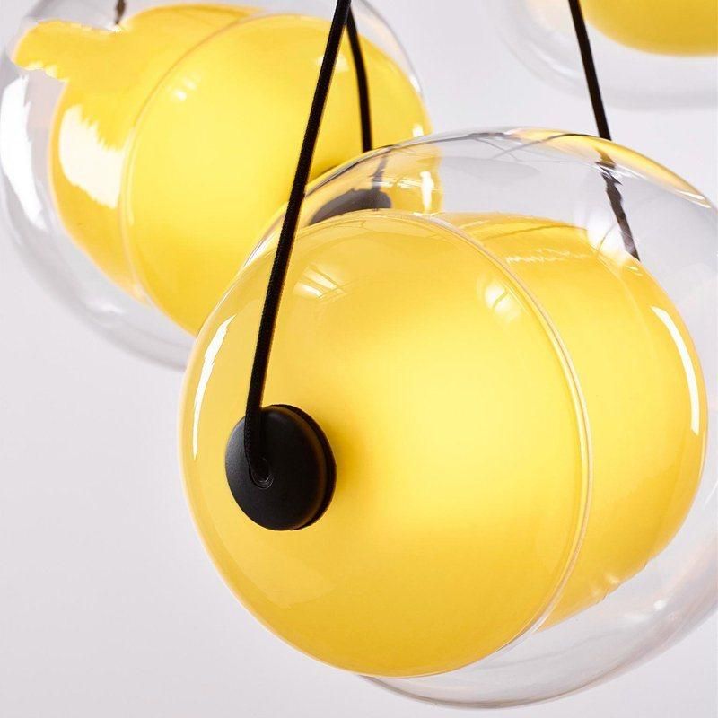 Nordic Glass Pendant Lights Colorful Lampshade for Living Room Restaurant Bedroom Home Pendant Light (WH-AP-209)