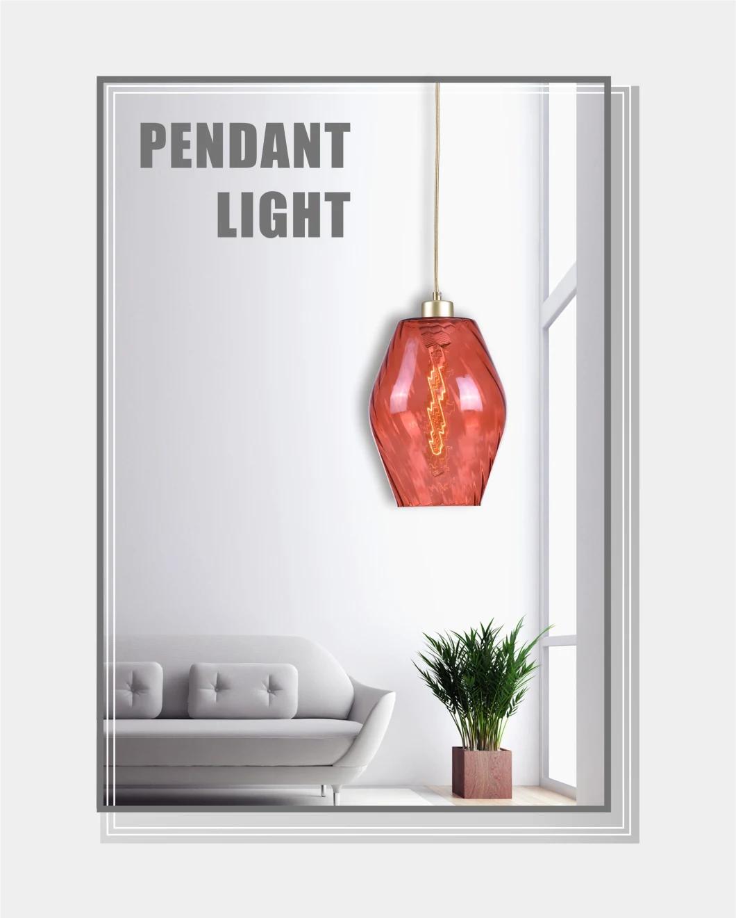 colorful coffee shop Hanging Glass Lighting Suspension Pendant Lamp