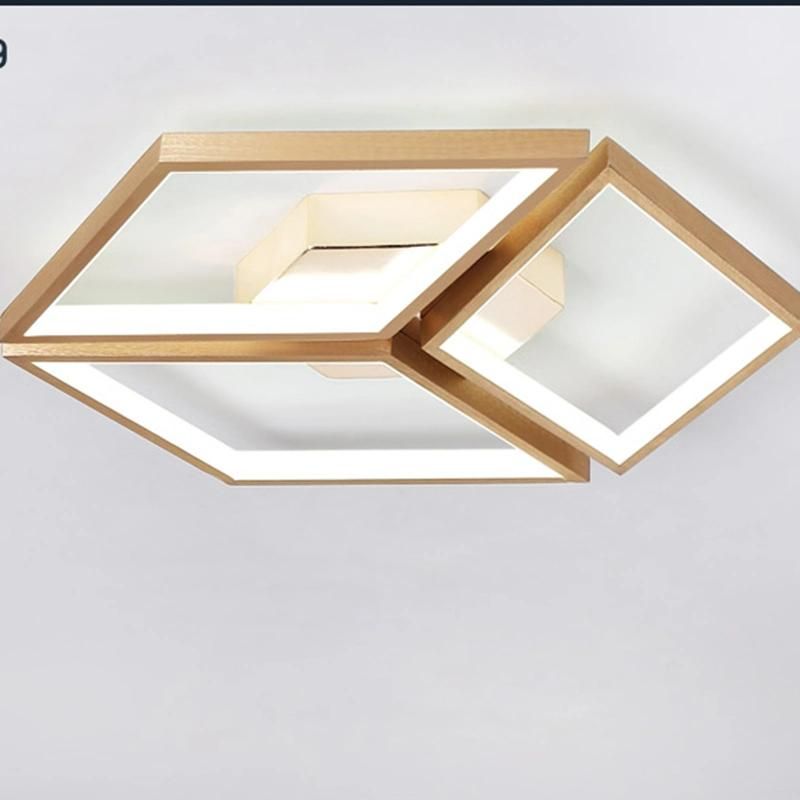 Simple Modern Bedroom Light Study Living Room Lamp Round Iron Art Warm Ceiling Lamp