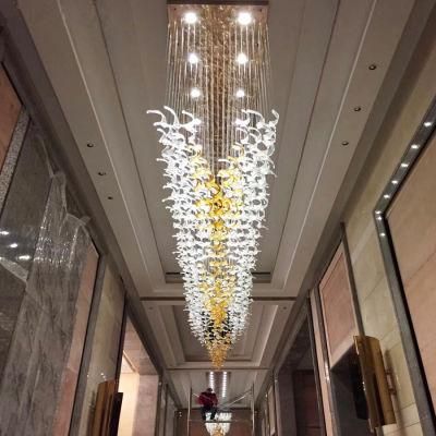 Custom Made: Artistic Glass Decorative Hanging Pendant Light for Hotel Public, Restroom