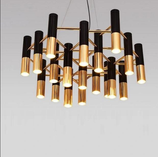 Modern Style Gold Creative Iron Pendant Lamp for Hotel Decorative Lighting Fixutres (WH-AP-47)