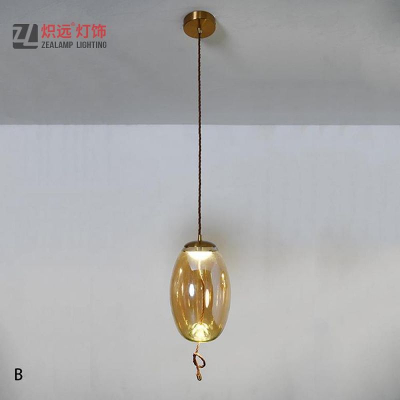 Dining Room Decorative Lighting Glass Pendant Light for Living Room