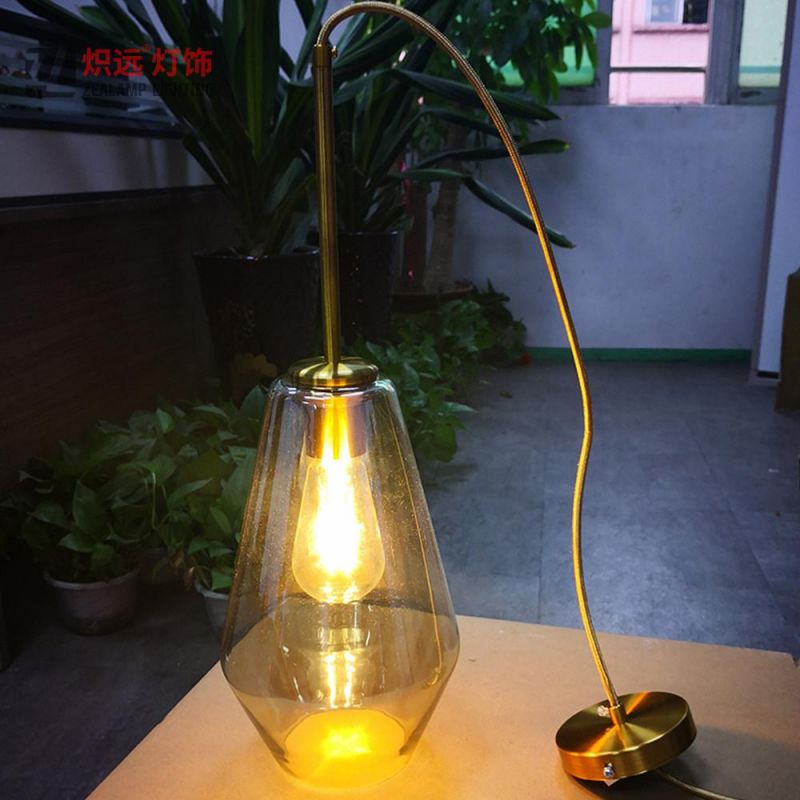 Modern Glass Lamp Shade Dining Room Chandelier Pendant Light (ZLA056P-S)