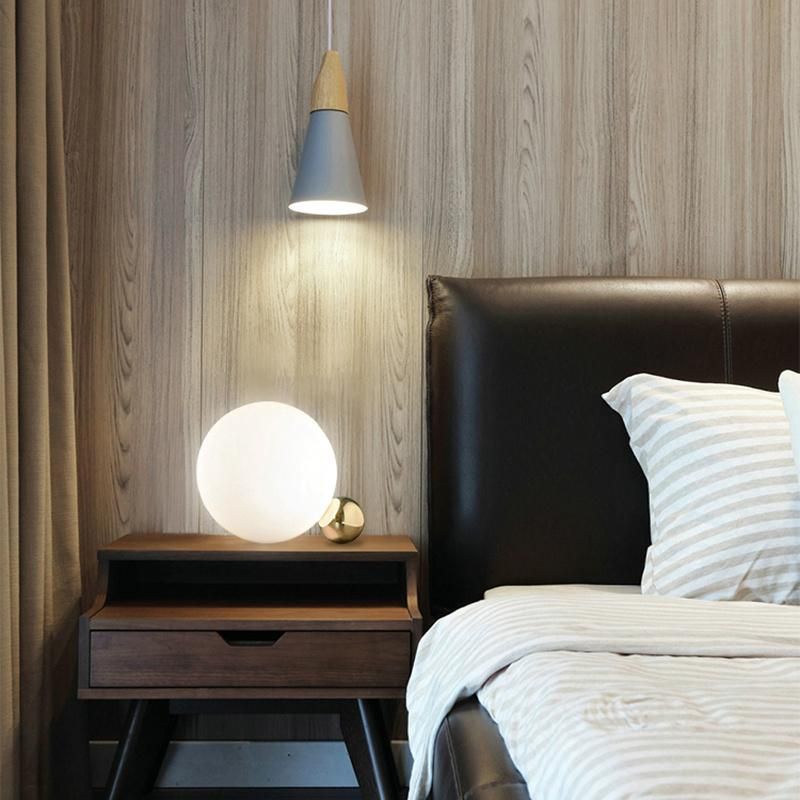 Bulb Shade Reading Light Bedside Lamp Nightstand Lamp Table AMP