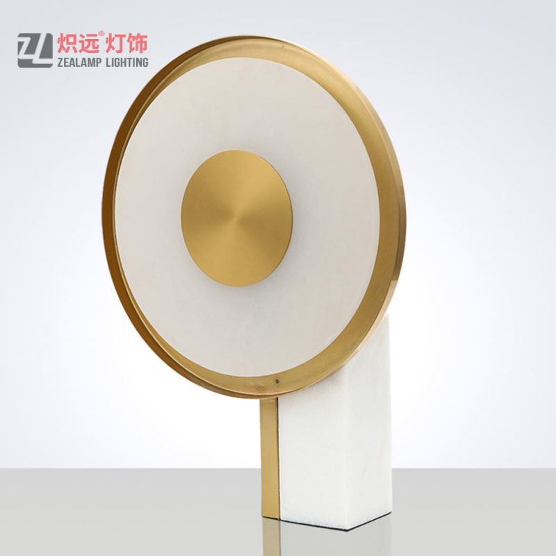 Post Modern Mable Table Lamp LED Decor Lighting for Reception