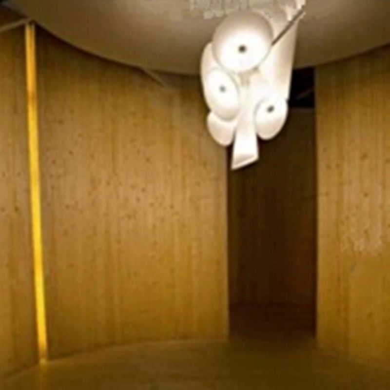 Post Modern White Pendant Light Italian Fashion Design Creative Light Designed Living Hotel Pendant Light (WH-AP-154)