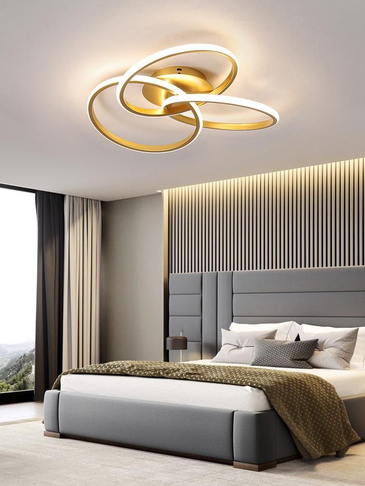 Modern Round Simple Rotating LED Ceiling Light