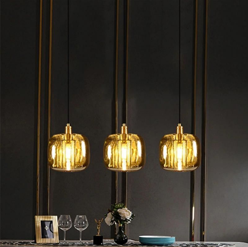 Simple Crystal Pendant Lighting Bedside Modern Linear Pendant Light Luxury Dining Table Bar Suspension Light (WH-AP-235)