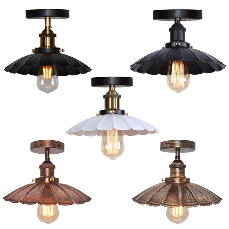 Iron Pendant Lights Flush Mount Lamp Shade for Kitchen Industrial Pendant Lights Decor Vintage Light (WH-VP-95)