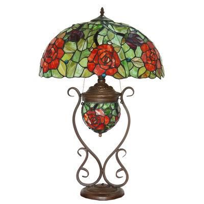 Fashionable Stained Glass Lamp Bases and Stained Glass Lamp Tiffany Shades Bed Side Table Lamp Decor