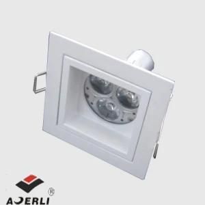 LED Light/Downlight /Squre Light Fitting Can Match LED Bulb/Hot Item (AEL-186 3*1W)