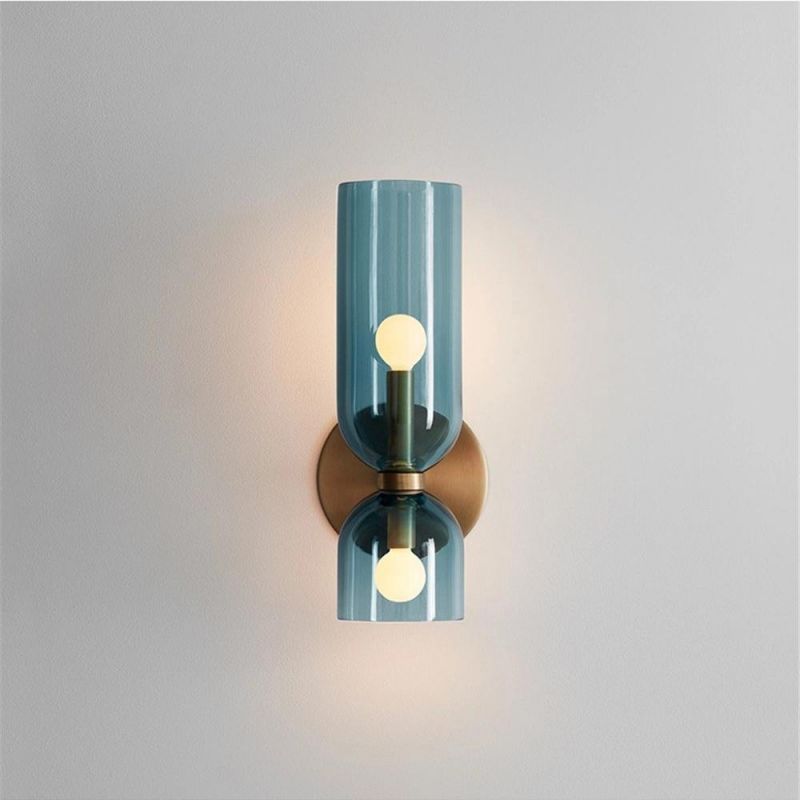 Bedroom Bedside Lamp Designer LED Wall Lamp Modern Simple Living Room Creative Glass Wall Llghts Fixtures