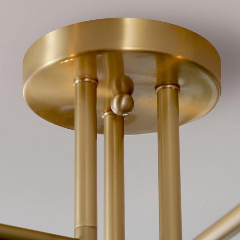 Metal Golden Color Pendant Lamp Chandelier Living Room Lamp Bedroom Lamp