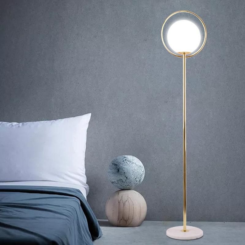 Postmodern Glass Ball LED Floor Lamp Art Living Room Bedside Bedroom Nordic LED Floor Lamp (WH-MFL-127)