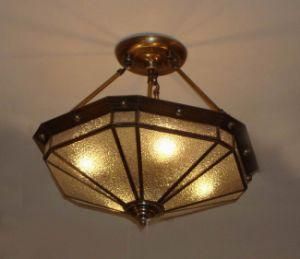 Brass Ceiling Lamp with Glass Decorative 19008 Ceiling Lighting