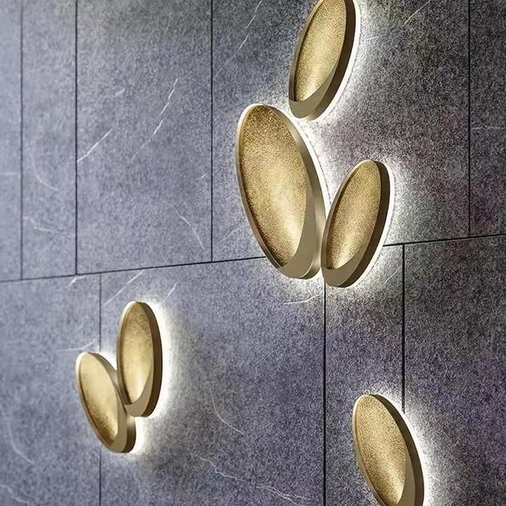 Gold LED Metal Wall Lamp for Kids Room