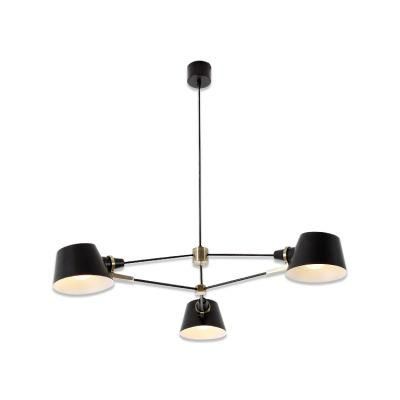 Modern Simple Hanging 3 Lights Aluminum Pendant Lamp