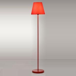Red Fabric Shape Steel Floor Lamp (FL010)