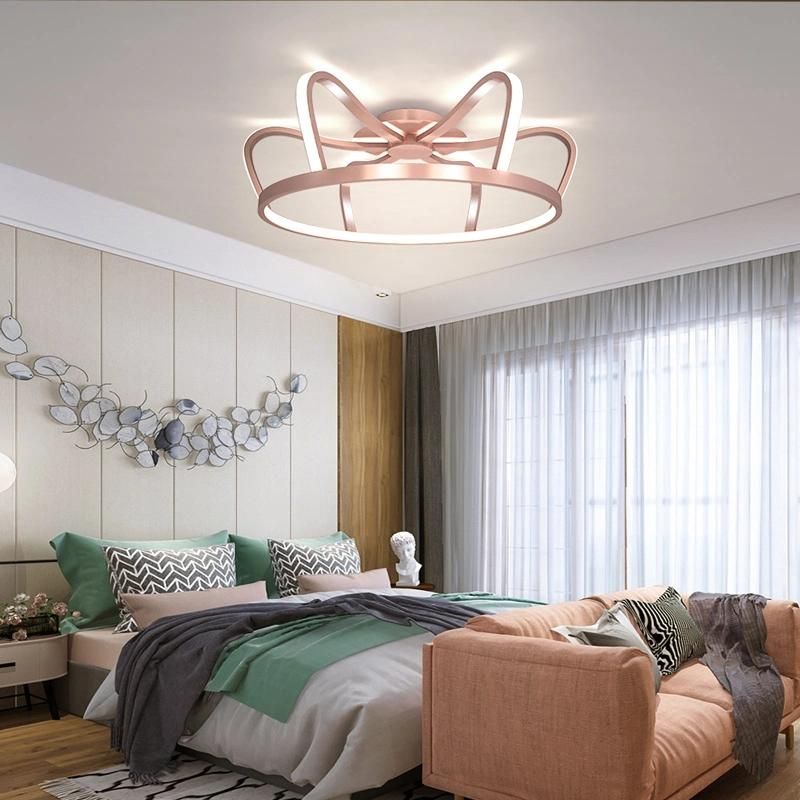 Bedroom Ceiling Light Crown Children Room Light Creative Personality LED Lamp